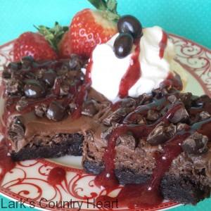 Triple Chocolate Espresso Brownie