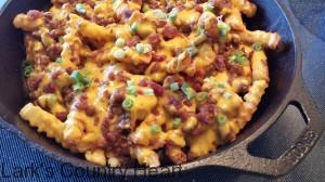 Skillet Chili Cheese Fries