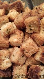 Homemade Seasoned  Croutons